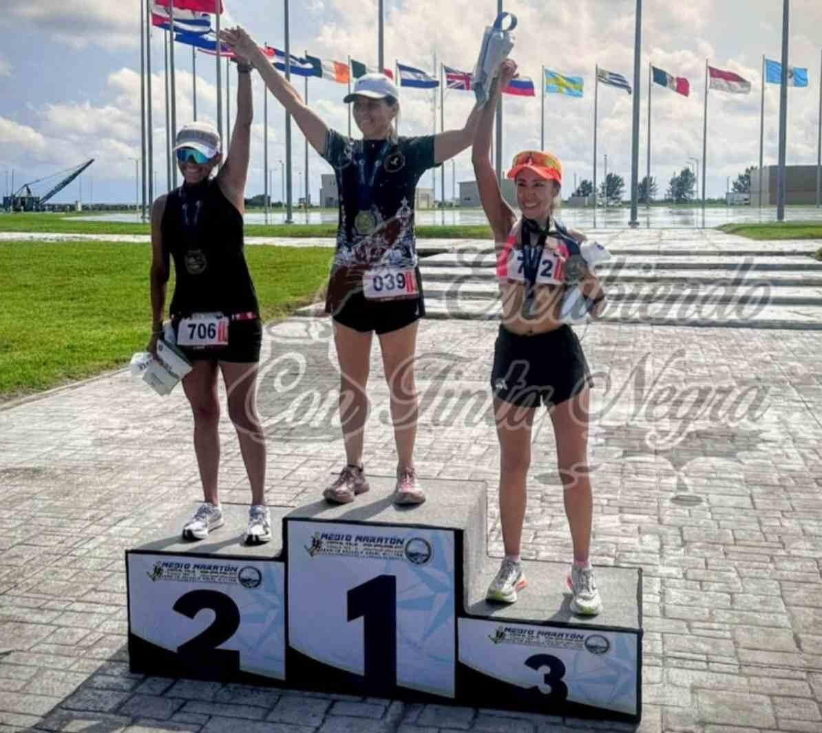 MARIBEL GARCÍA, PRIMER LUGAR EN MARATÓN DE ESCUELA NAVAL