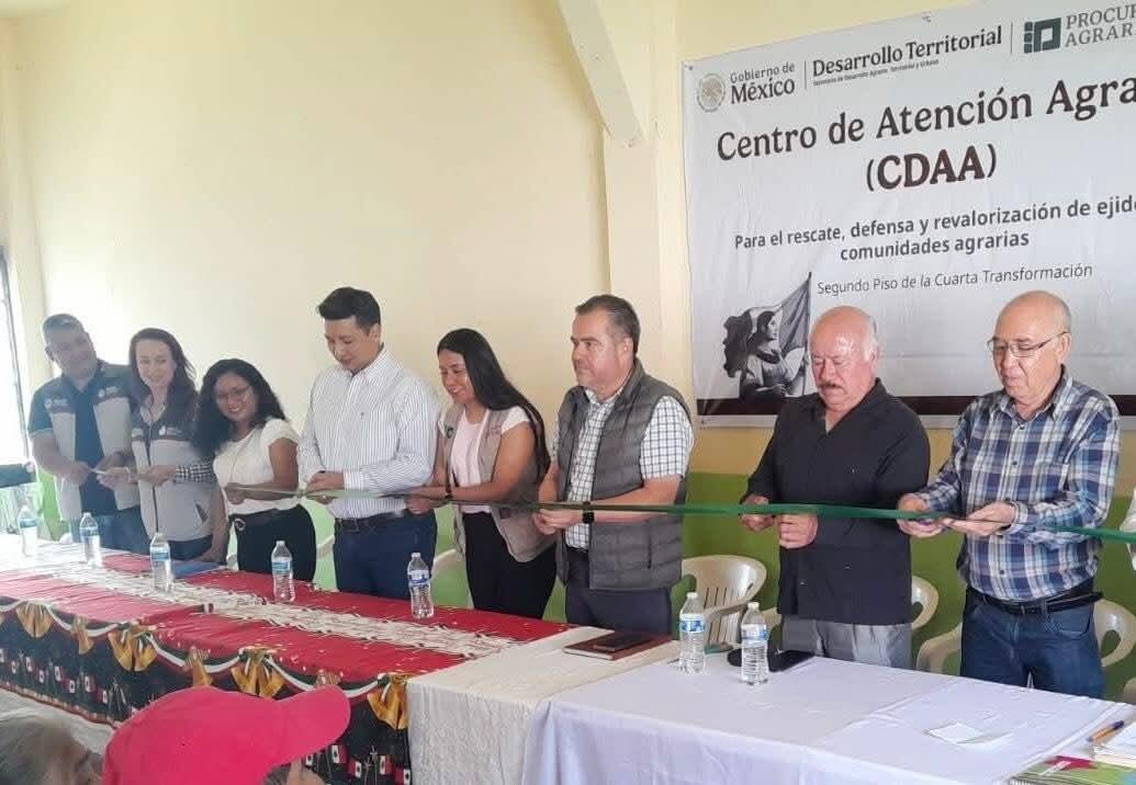 ALCALDE ELECTO PARTICIPA EN INAUGURACIÓN DE CENTRO DE ATENCIÓN AGRARIA