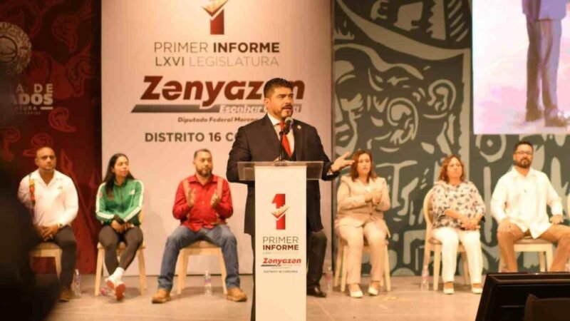 ZENYAZEN ESCOBAR RINDE INFORME CON REFORMAS HISTÓRICAS Y GESTIÓN CERCANA A LA GENTE