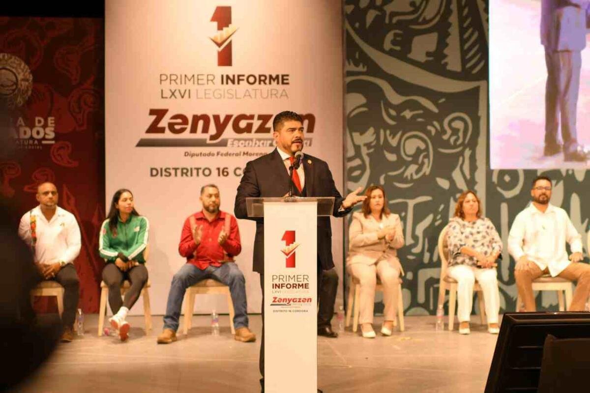 ZENYAZEN ESCOBAR RINDE INFORME CON REFORMAS HISTÓRICAS Y GESTIÓN CERCANA A LA GENTE