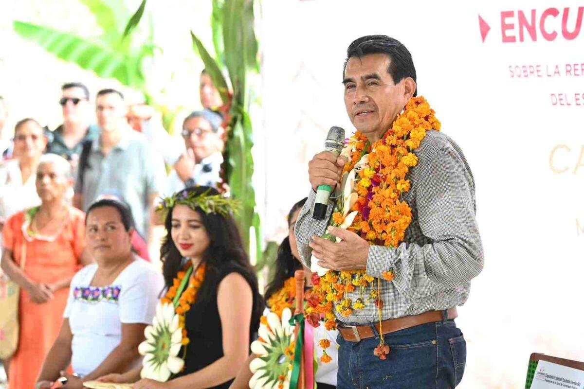 PUEBLOS Y COMUNIDADES INDÍGENAS YA SON DUEÑOS DE SU PROPIO DESTINO: ESTEBAN BAUTISTA