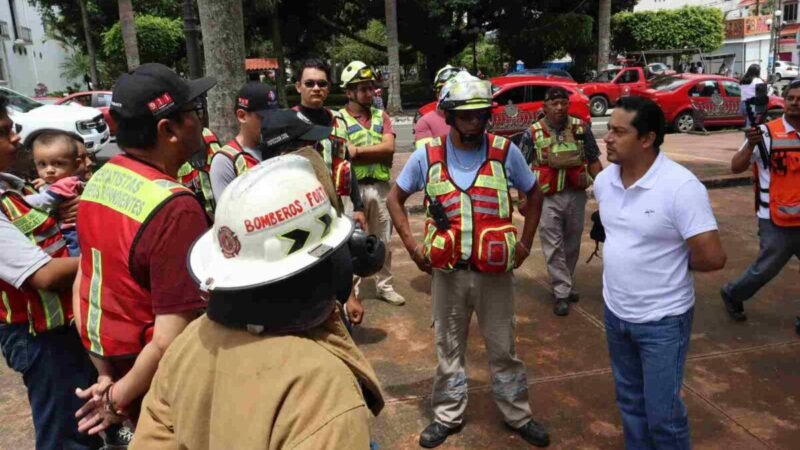 PARTICIPA PRESIDENTE MUNICIPAL Y FUNCIONARIOS EN SEGUNDO SIMULACRO NACIONAL 2025