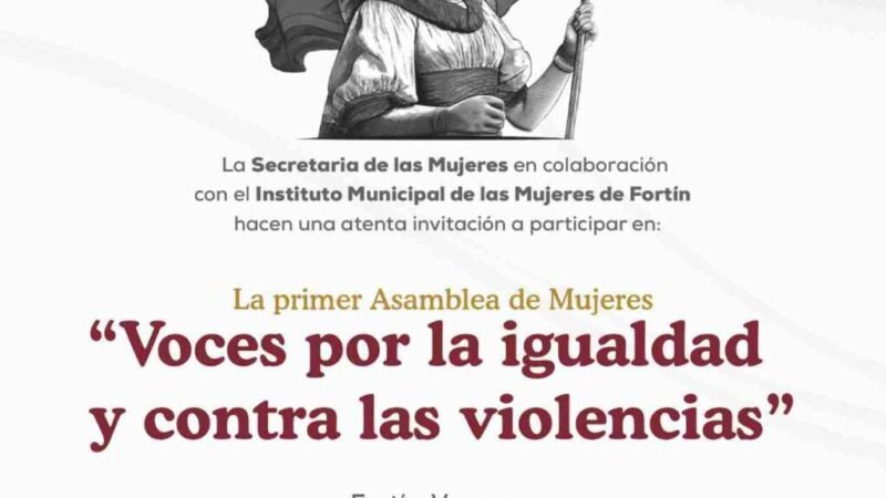 INVITA INSTITUTO DE LA MUJER A ASAMBLEA DE MUJERES