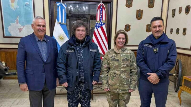 MILEI AUTORIZA EL INGRESO DE TROPAS DE EU A TIERRA DEL FUEGO