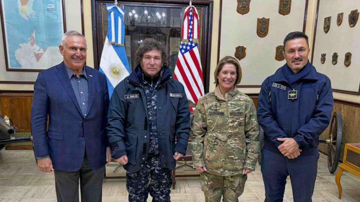 MILEI AUTORIZA EL INGRESO DE TROPAS DE EU A TIERRA DEL FUEGO