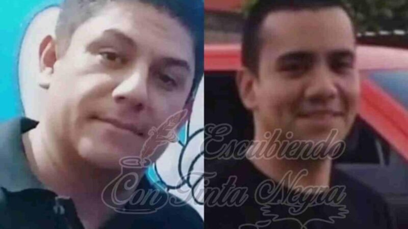 ENCUENTRAN A DOS JÓVENES DESAPARECIDOS SIN VIDA