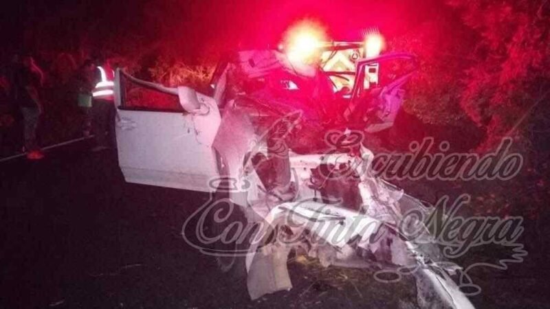 MUEREN DOS EN ACCIDENTE