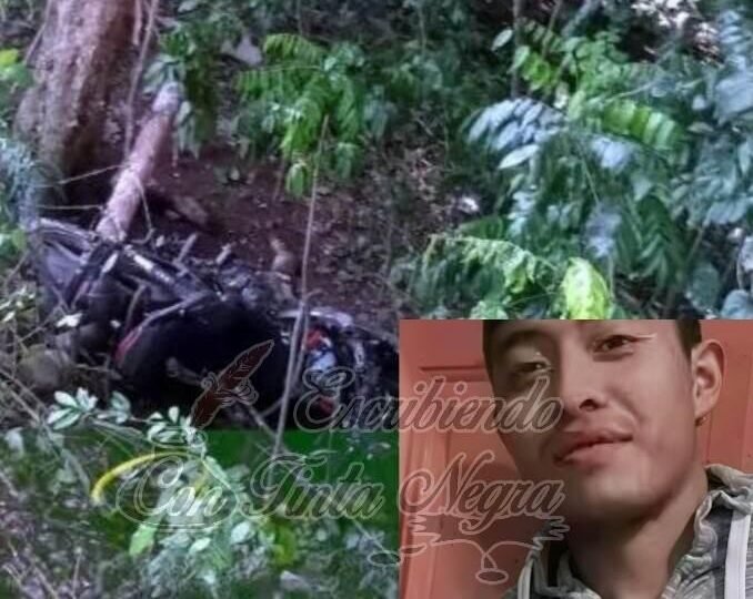 MUERE JOVEN DE COSCOMATEPEC EN ACCIDENTE DE MOTO