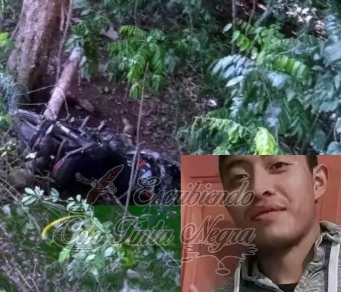 MUERE JOVEN DE COSCOMATEPEC EN ACCIDENTE DE MOTO