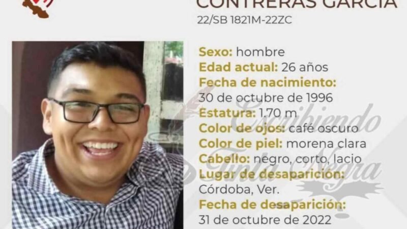 BUSCAN A JOVEN DE CÓRDOBA