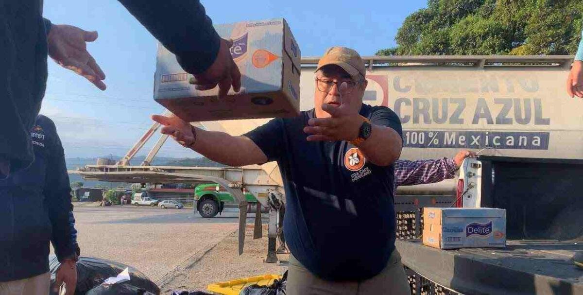 ALCALDE ELECTO DE FORTÍN LLEVA AYUDA A DAMNIFICADOS