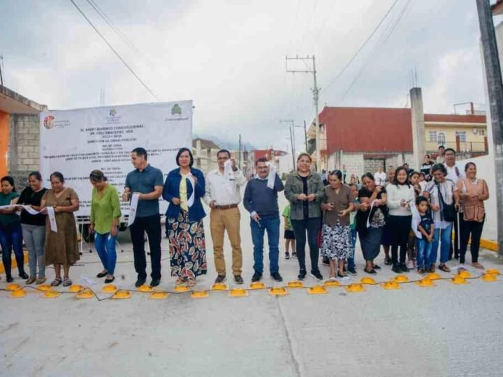 INAUGURA ALCALDE PAVIMENTACIÓN EN LA COLONIA HERIBERTO MARTÍNEZ