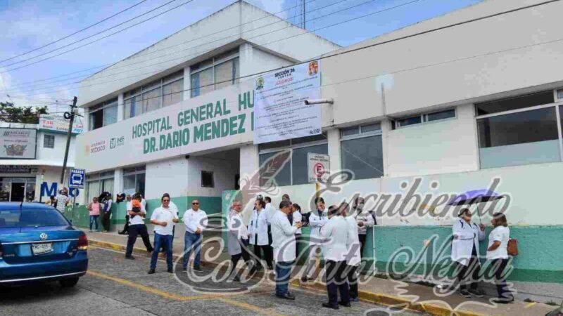 SE MANIFIESTA PERSONAL DEL HOSPITAL DE HUATUSCO