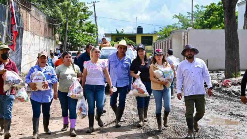 LLEVA CONGRESO AYUDA HUMANITARIA A DAMNIFICADOS DEL NORTE DE VERACRUZ