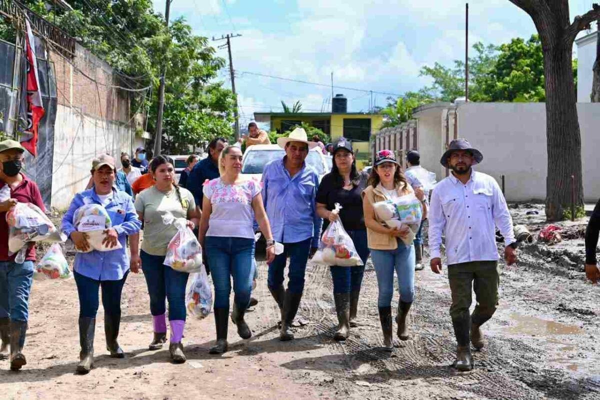 LLEVA CONGRESO AYUDA HUMANITARIA A DAMNIFICADOS DEL NORTE DE VERACRUZ