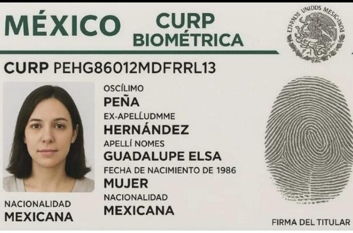 ENTRA EN VIGOR LA CURP BIOMÉTRICA EN MÉXICO