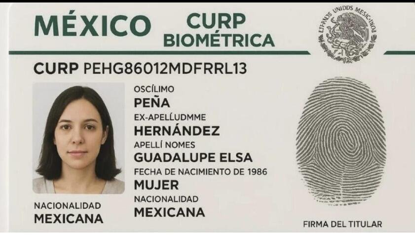 ENTRA EN VIGOR LA CURP BIOMÉTRICA EN MÉXICO
