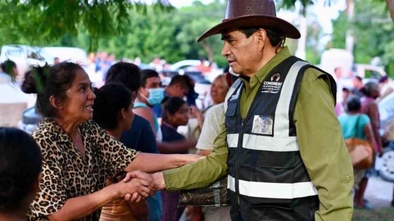 INTENSIFICA CONGRESO ENTREGA DE APOYOS A DAMNIFICADOS EN EL NORTE DEL ESTADO