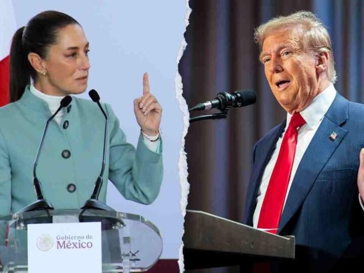 “CARTELES GOBIERNAN MÉXICO, PERO SHEINBAUM ES MUY VALIENTE” DONALD TRUMP