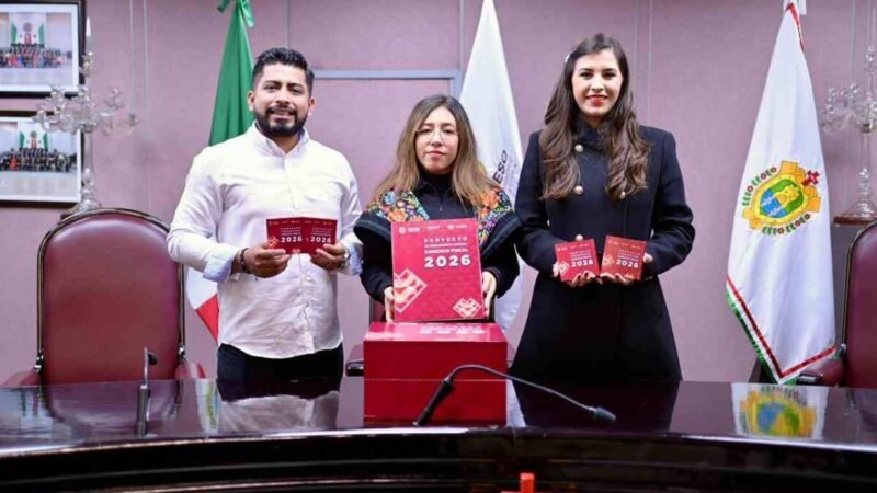RECIBE CONGRESO PROYECTO DE PRESUPUESTO DE EGRESOS 2026