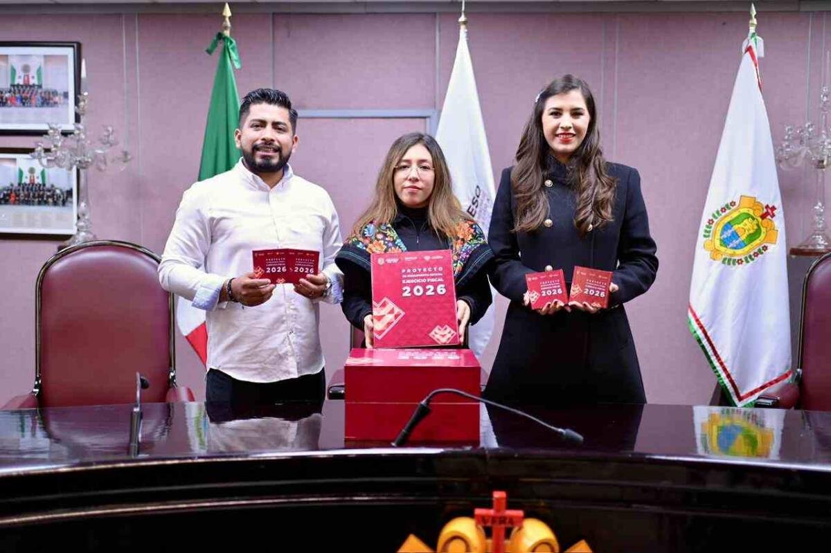 RECIBE CONGRESO PROYECTO DE PRESUPUESTO DE EGRESOS 2026