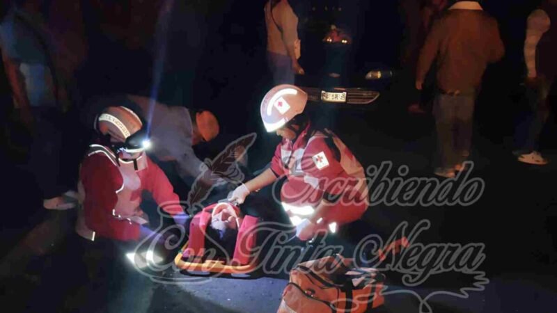 MUERE MOTOCICLISTA TRAS DERRAPAR