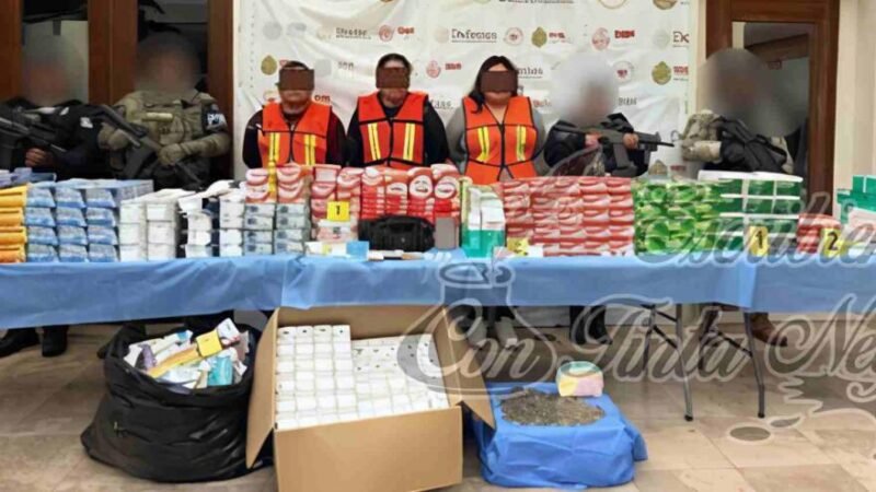 DOS MUJERES Y UN HOMBRE, LOS DETENIDOS CON MEDICAMENTOS FALSOS