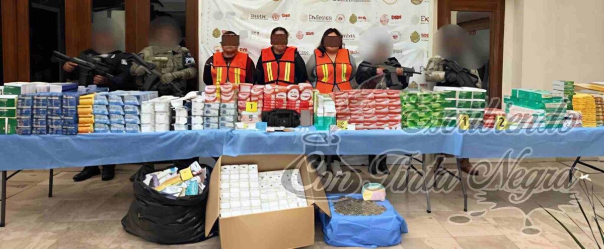 DOS MUJERES Y UN HOMBRE, LOS DETENIDOS CON MEDICAMENTOS FALSOS