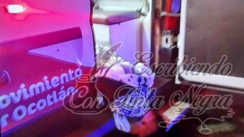 HERIDO DE BALA ES REMATADO A BORDO DE AMBULANCIA