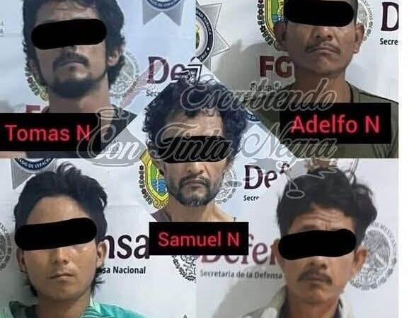 CAPTURAN A CINCO NARCO MENUDISTAS