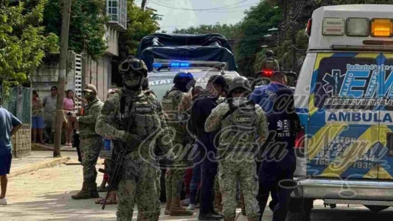 LO EJECUTAN EN SU CASA