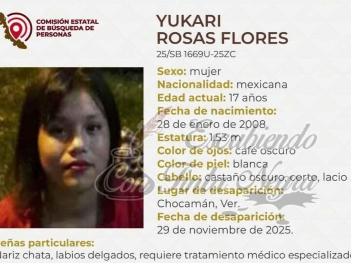 DESAPARECE MENOR EMBARAZADA