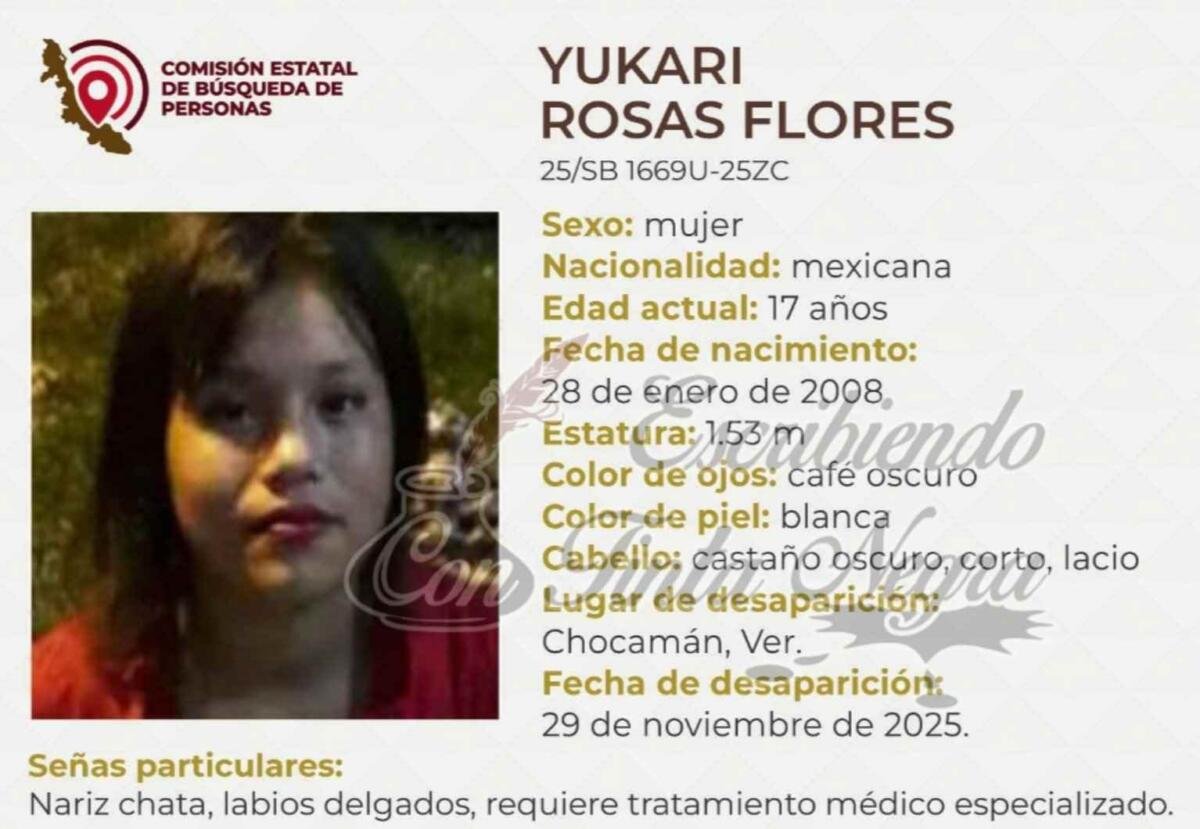 DESAPARECE MENOR EMBARAZADA