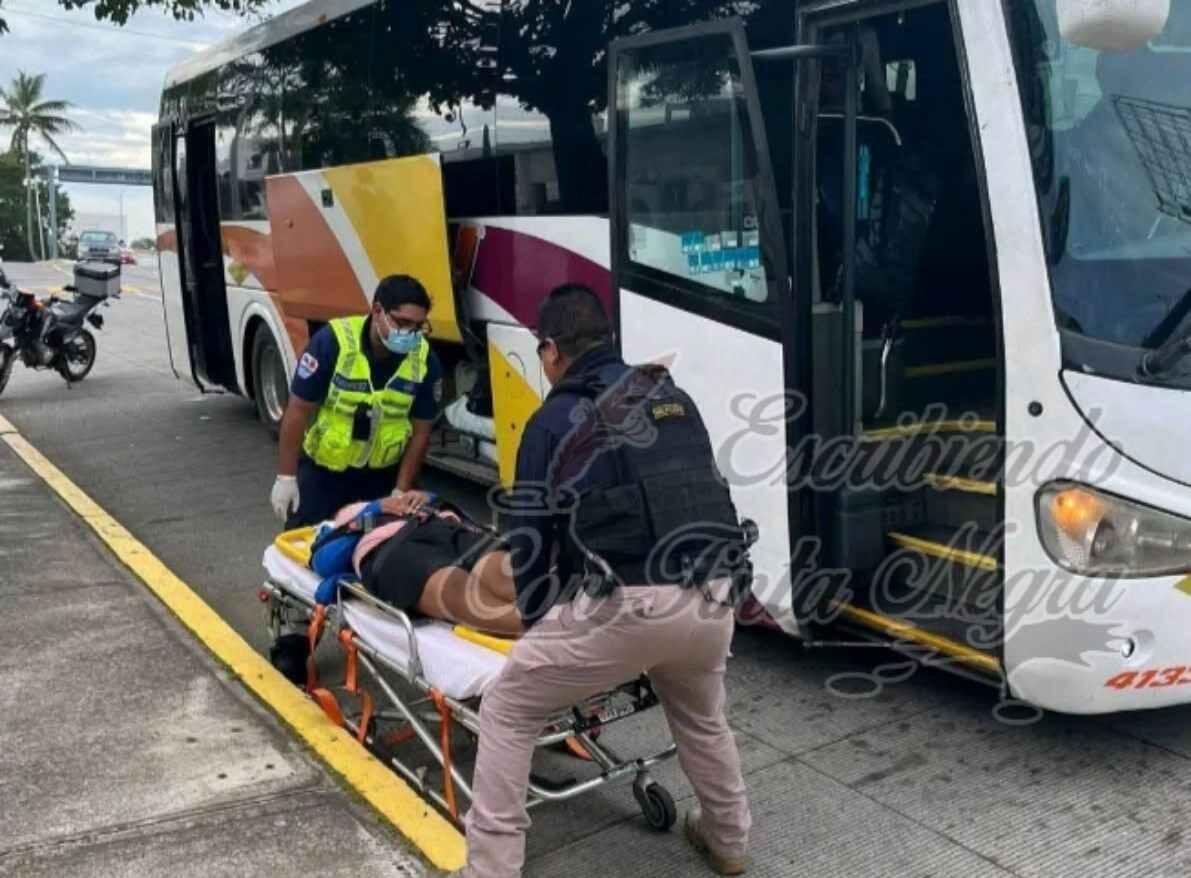 DA A LUZ A BORDO DE AUTOBÚS AU