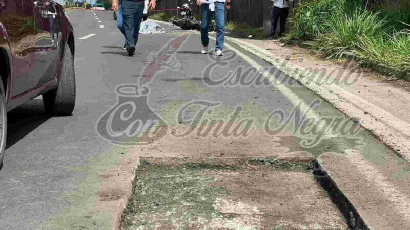 IBA POR REGALO PARA SU HIJO Y MUERE AL CAER A BACHE