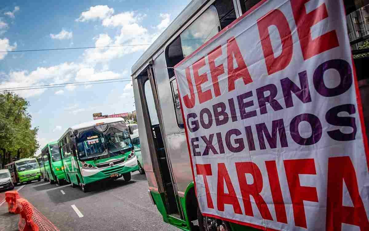 APRUEBAN AUMENTO DE 1 PESO CON 50 CENTAVOS AL TRANSPORTE