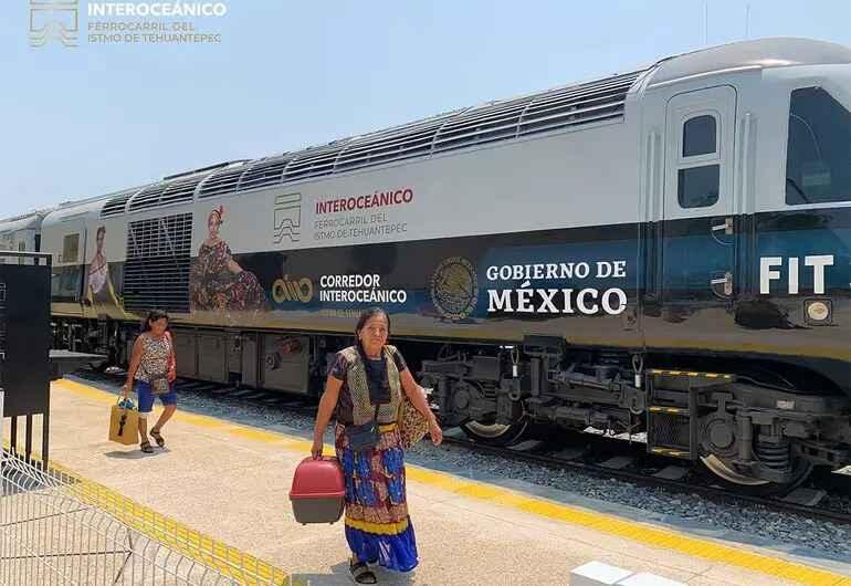 INICIA OPERACIONES 1ER TRAMO DEL TREN INTEROCEÁNICO; RECORRE OAXACA Y CHIAPAS