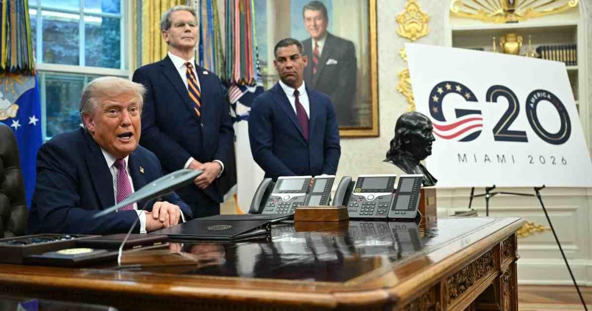 DONALD TRUMP ANUNCIA QUE SUDÁFRICA NO SERÁ INVITADA AL G20 DE 2026