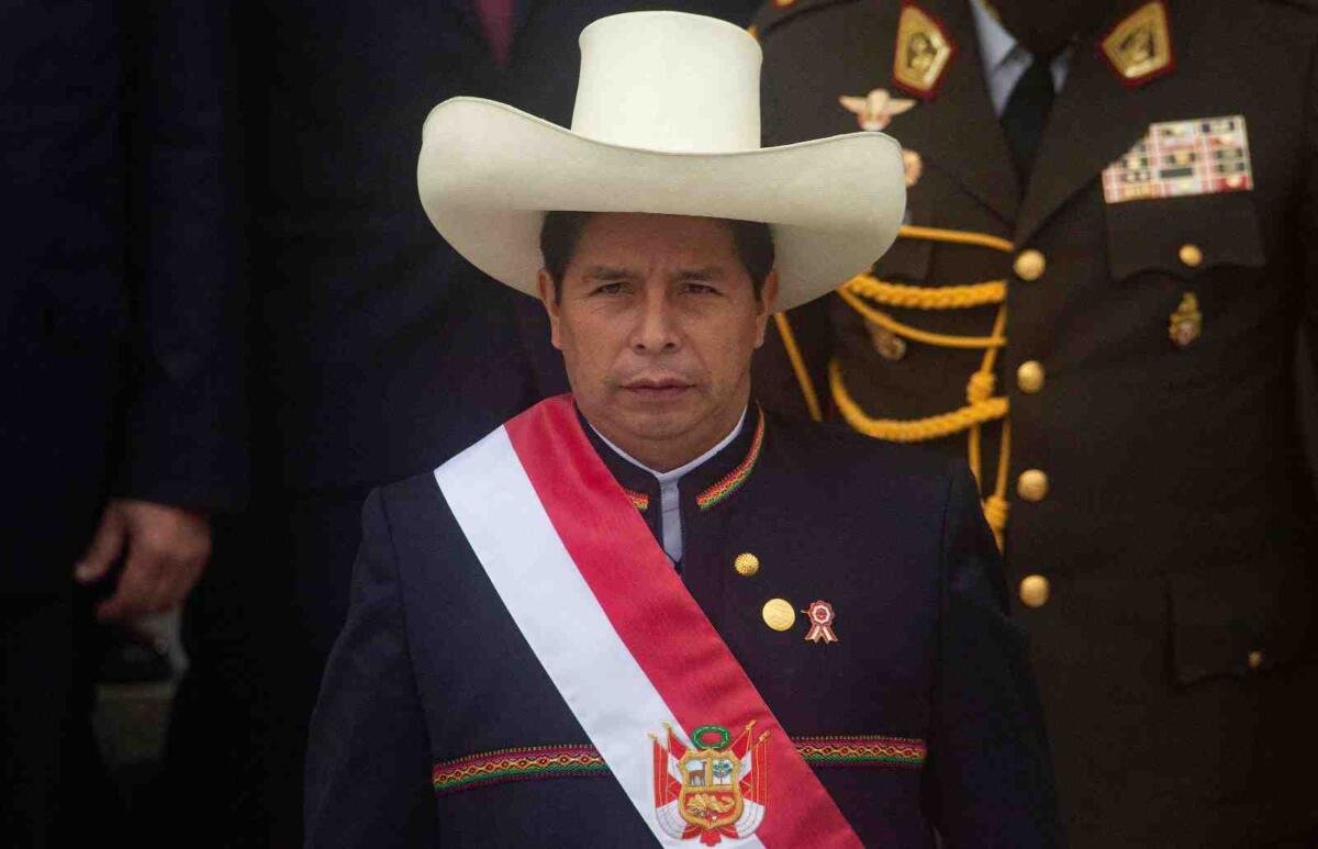 EX PRESIDENTE DE PERÚ, PEDRO CASTILLO, ES CONDENADO A 11 AÑOS DE CÁRCEL POR REBELIÓN Y CONSPIRACIÓN