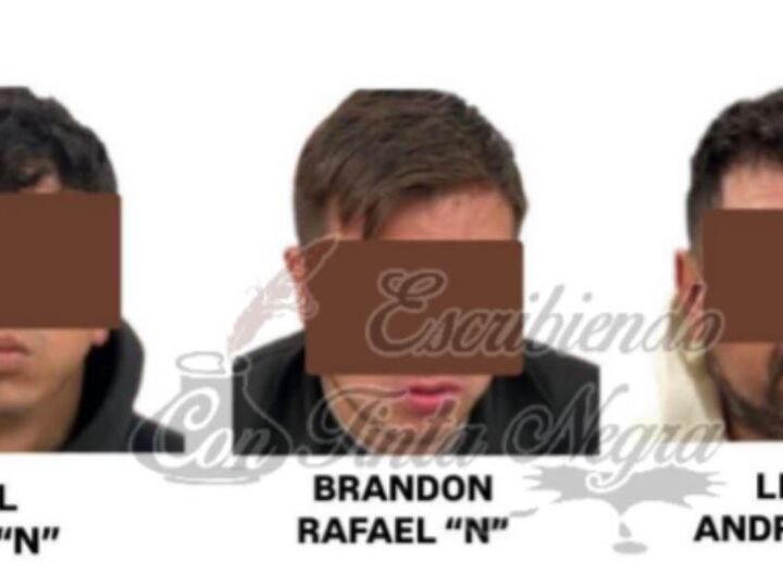 ASALTAN Y BALEAN A CUENTAHABIENTE; DETIENEN A TRES