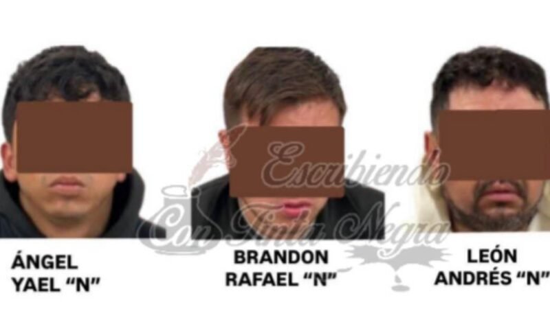 ASALTAN Y BALEAN A CUENTAHABIENTE; DETIENEN A TRES