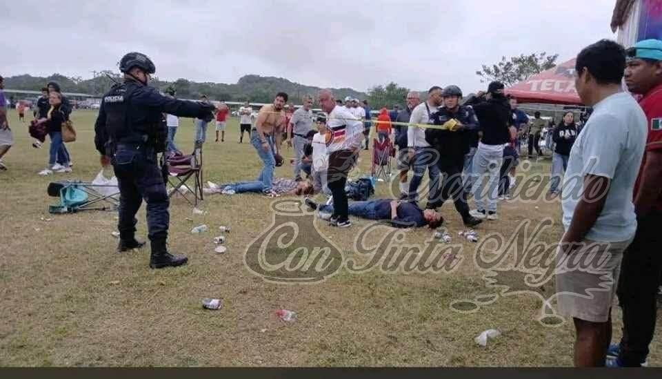 EJECUTAN A PAREJA DURANTE PARTIDO DE FÚTBOL