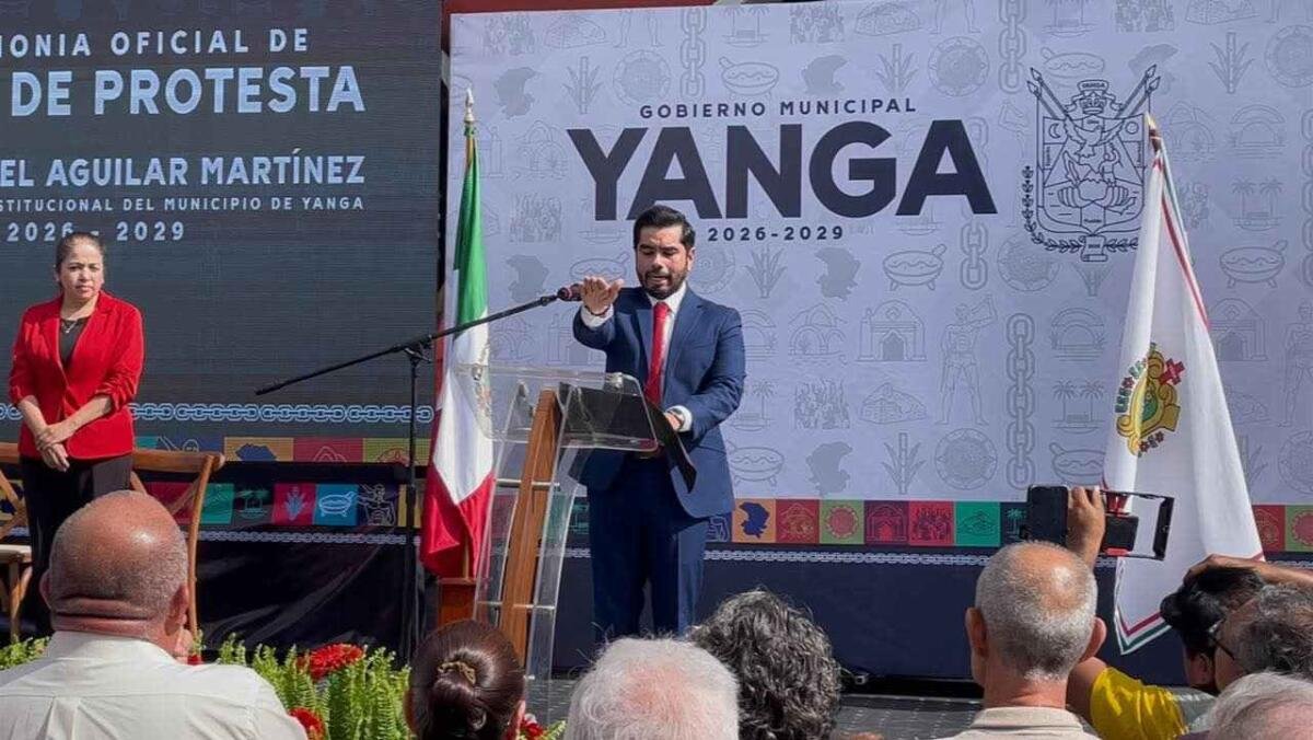 RINDE PROTESTA RAFAEL AGUILAR COMO ALCALDE DE YANGA