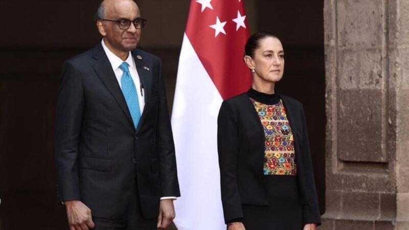 CLAUDIA SHEINBAUM RECIBE AL PRESIDENTE DE SINGAPUR PARA ATRAER MÁS INVERSIÓN DEL SUDESTE ASIÁTICO