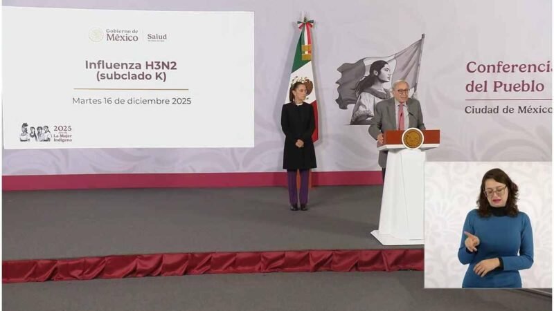 GOBIERNO FEDERAL LLAMA A VACUNARSE CONTRA INFLUENZA A H3N2
