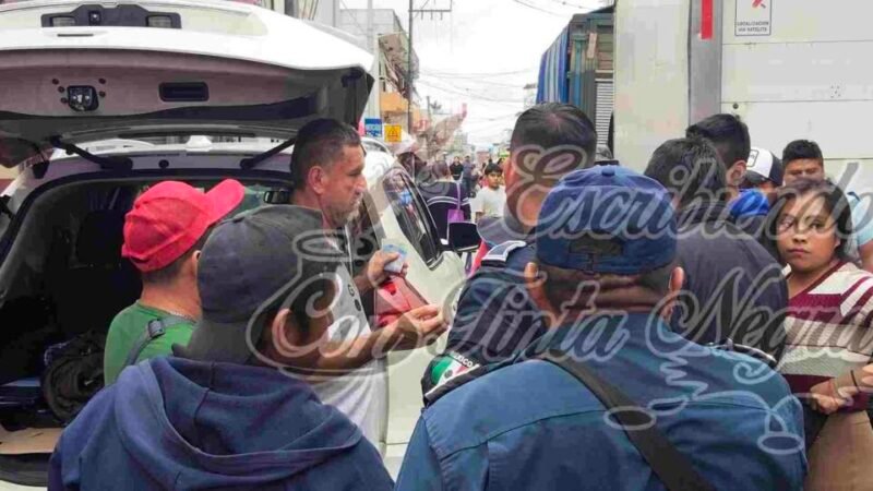 CHOCAN EN CENTRO DE HUATUSCO; UNA COMERCIANTE RESULTÓ HERIDA