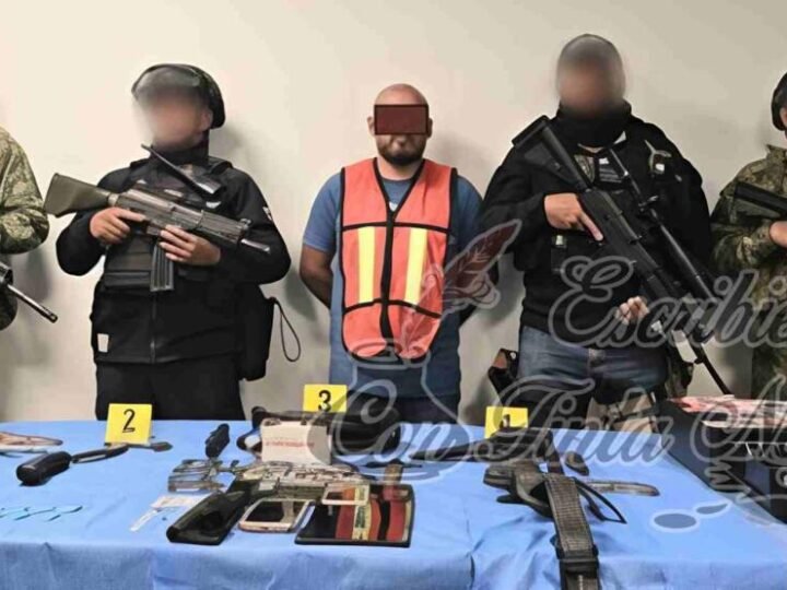 LO DETIENEN CON ARMA Y DROGA