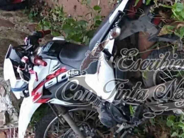 SE MATA MOTOCICLISTA EN ZENTLA