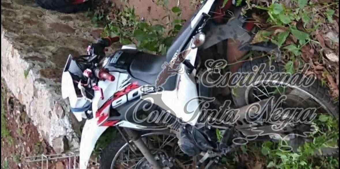 SE MATA MOTOCICLISTA EN ZENTLA