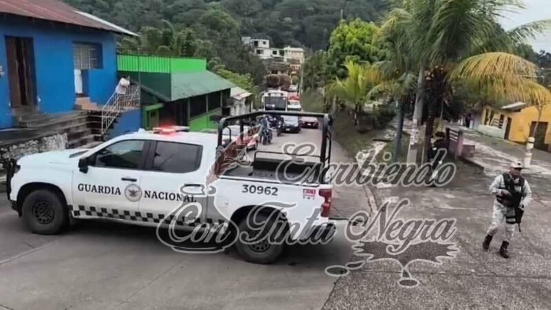 SORPRENDE OPERATIVO DE GUARDIA NACIONAL EN ATOYAC